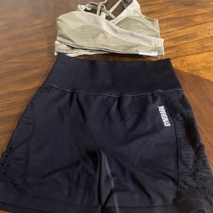 Gymshark small sports bra and medium bottom